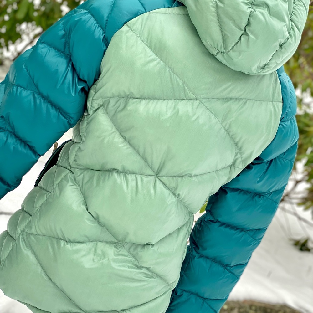 SKHOOP Klara Women's Mint and Teal Puffer Jacket. - Picture 5 of 9